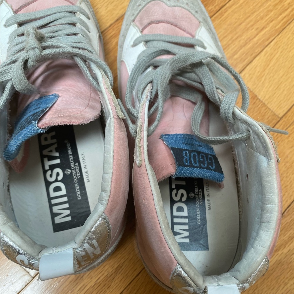 Golden Goose Pink and Gray Women's Shoes - Picture 4 of 16